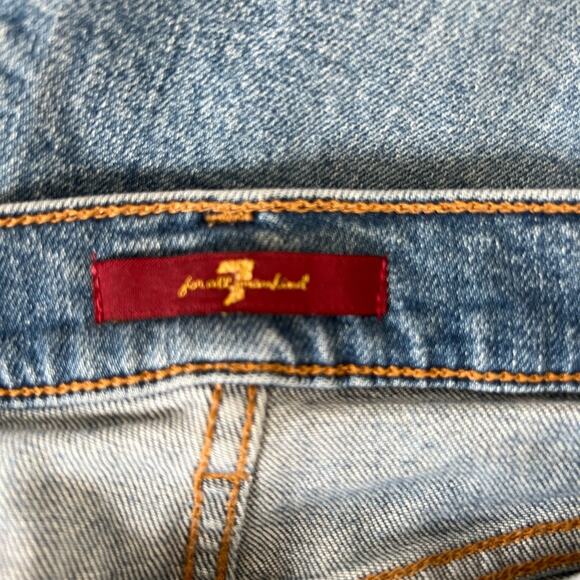 7 for all mankind blue jeans size 26 - Picture 6 of 7